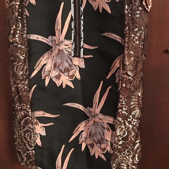 Anthropologie Embroidered Brocade Dress. NEW - Picture 7 of 8